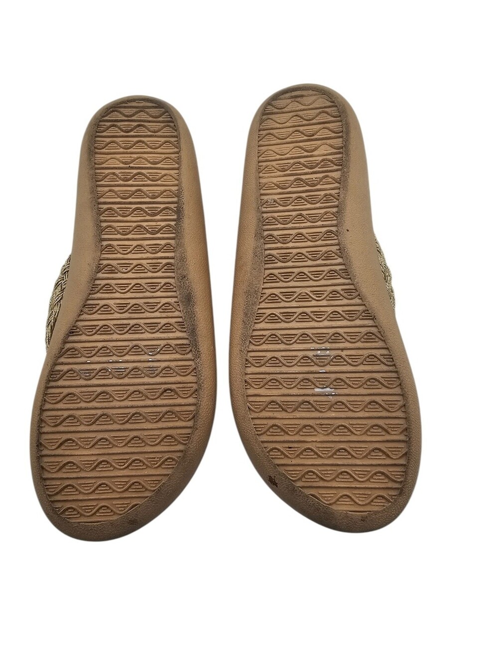Amiani Resort Wear Womens Sz 27 (US 10.5) Slip On Flip Flop Sandals Beige - Picture 7 of 7